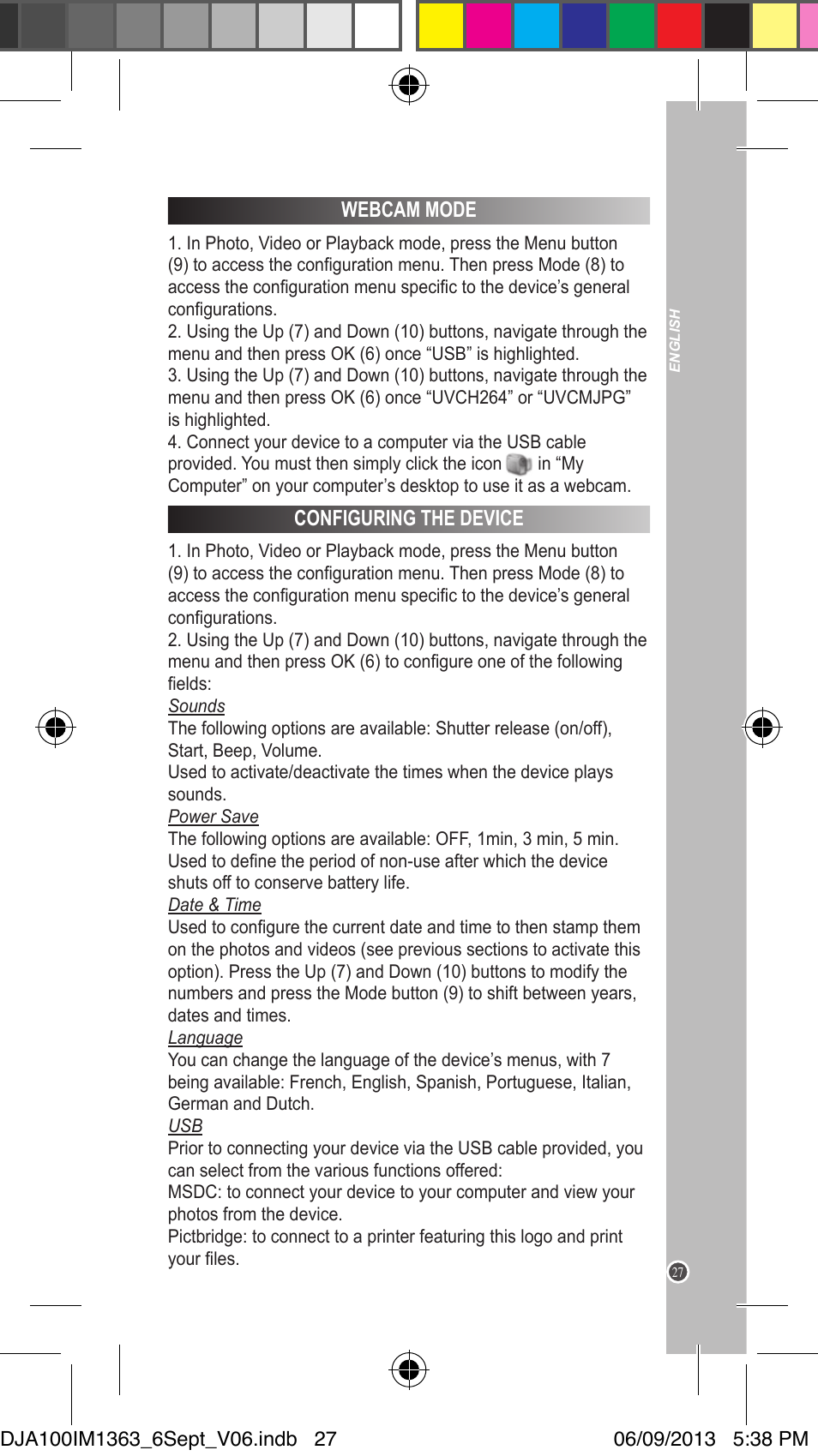Lexibook DJA100 User Manual | Page 27 / 116