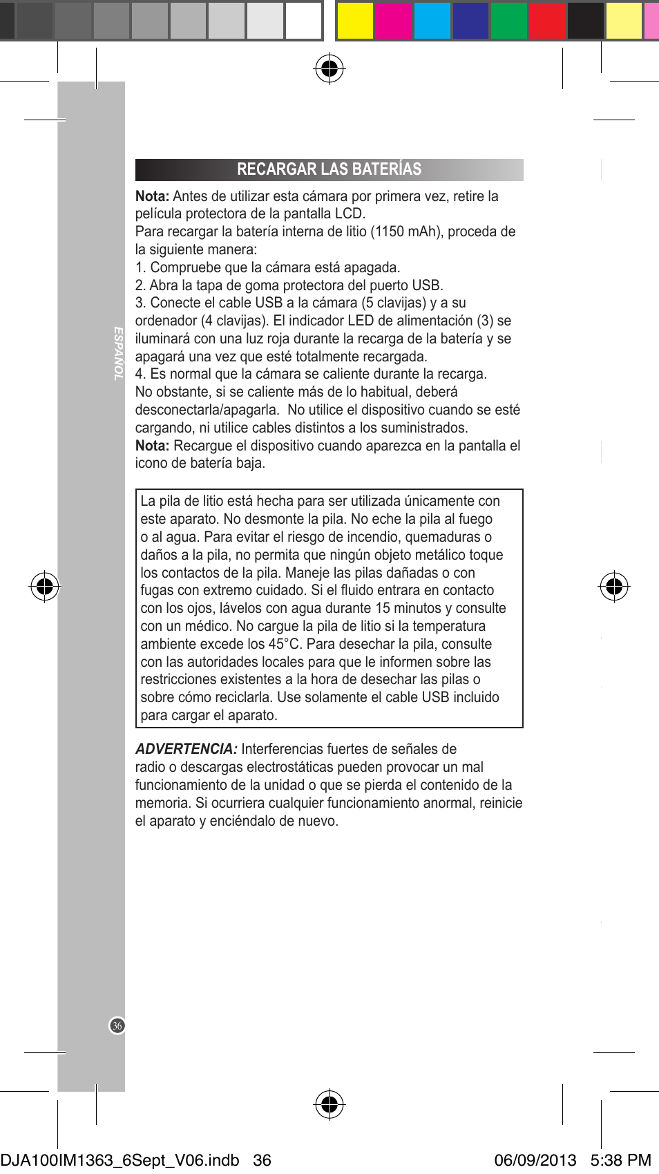 Lexibook DJA100 User Manual | Page 36 / 116
