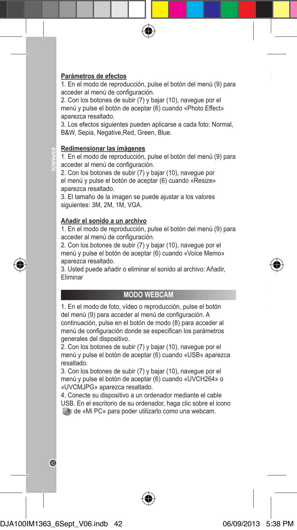 Lexibook DJA100 User Manual | Page 42 / 116