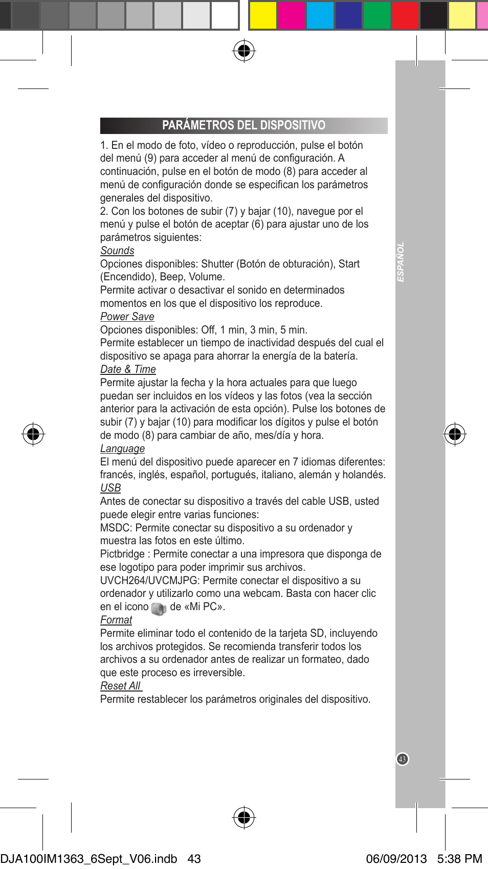 Lexibook DJA100 User Manual | Page 43 / 116