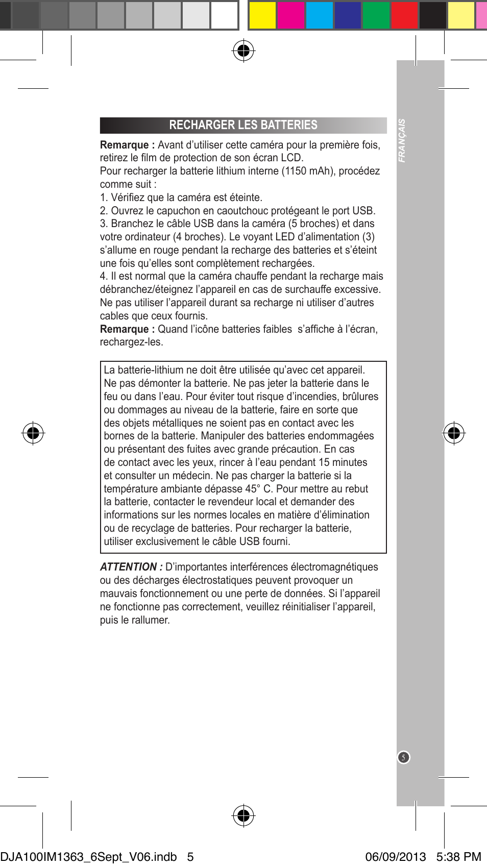 Lexibook DJA100 User Manual | Page 5 / 116