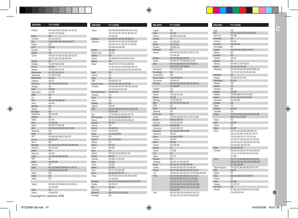 Lexibook ST5Z User Manual | Page 41 / 51