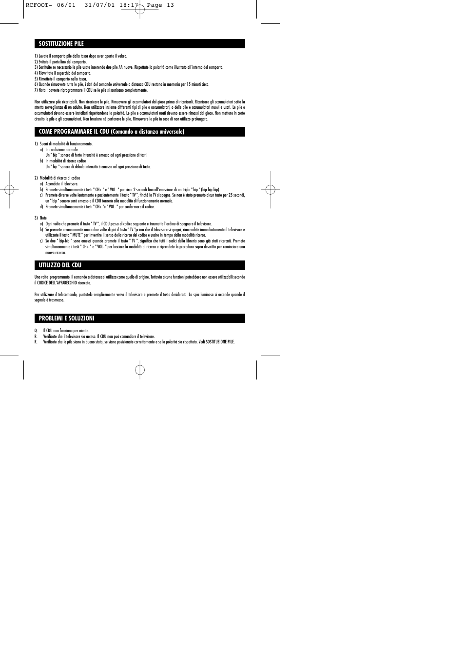 Lexibook RCFOOT User Manual | Page 13 / 18