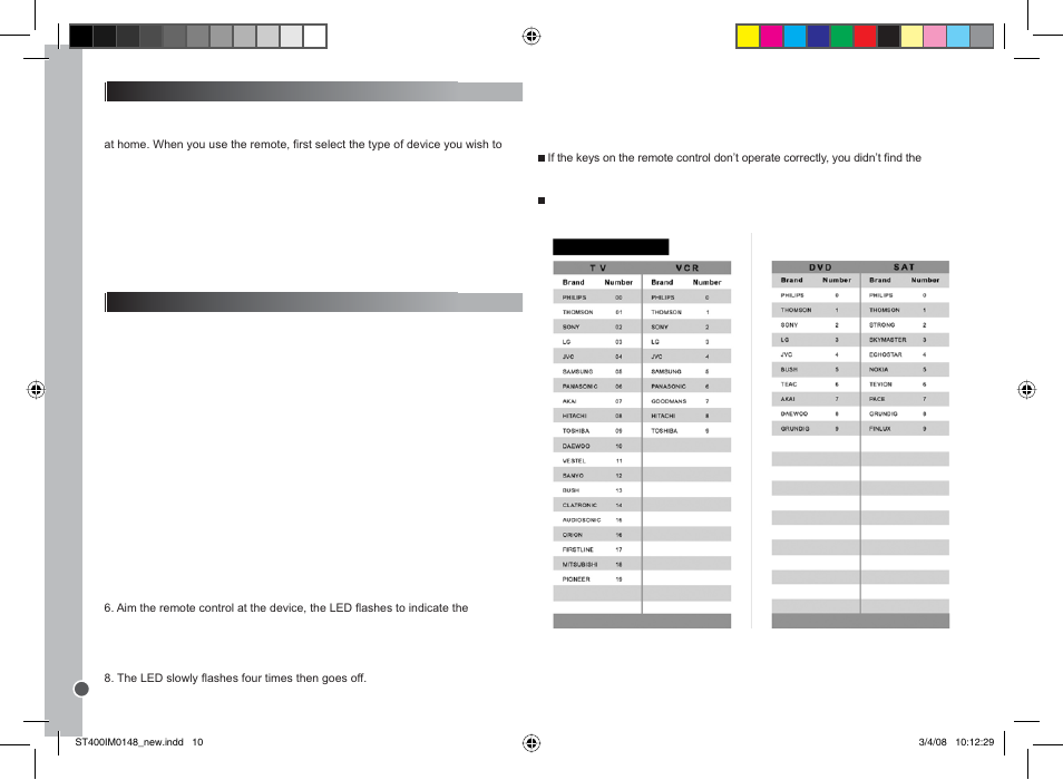 Lexibook ST400 User Manual | Page 10 / 56