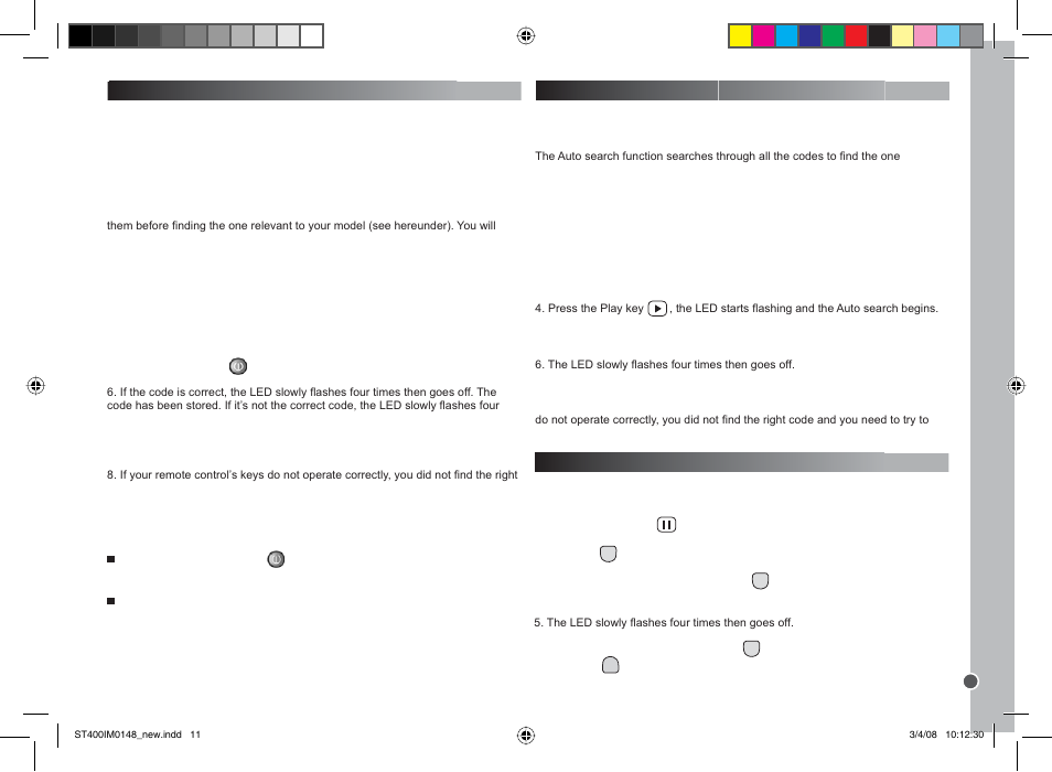 English | Lexibook ST400 User Manual | Page 11 / 56