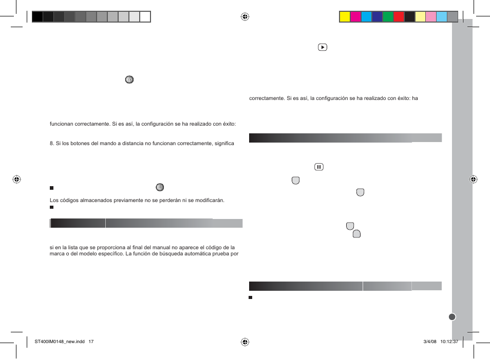 Español | Lexibook ST400 User Manual | Page 17 / 56