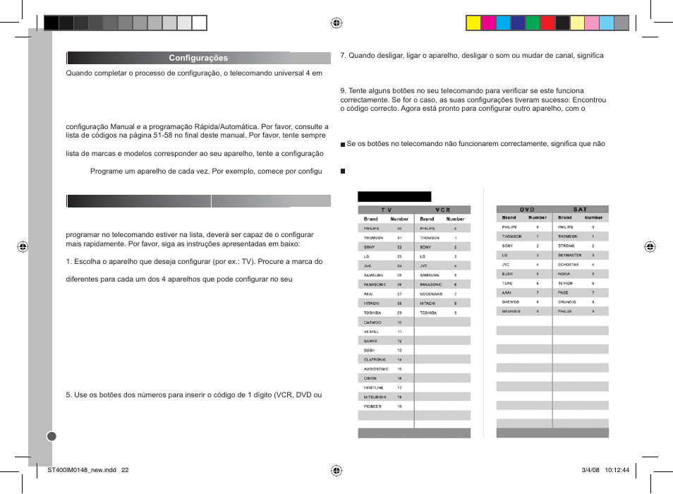 Lexibook ST400 User Manual | Page 22 / 56