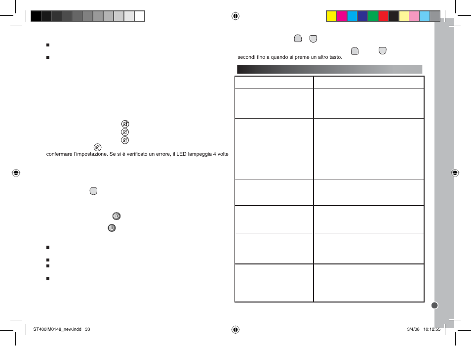 Italiano | Lexibook ST400 User Manual | Page 33 / 56