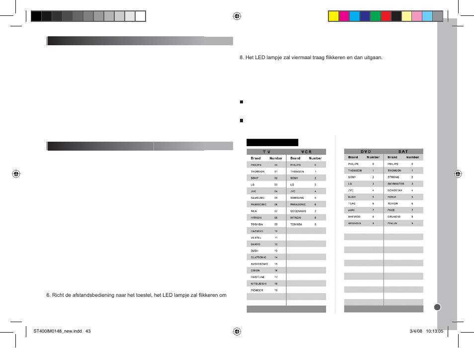 Lexibook ST400 User Manual | Page 43 / 56