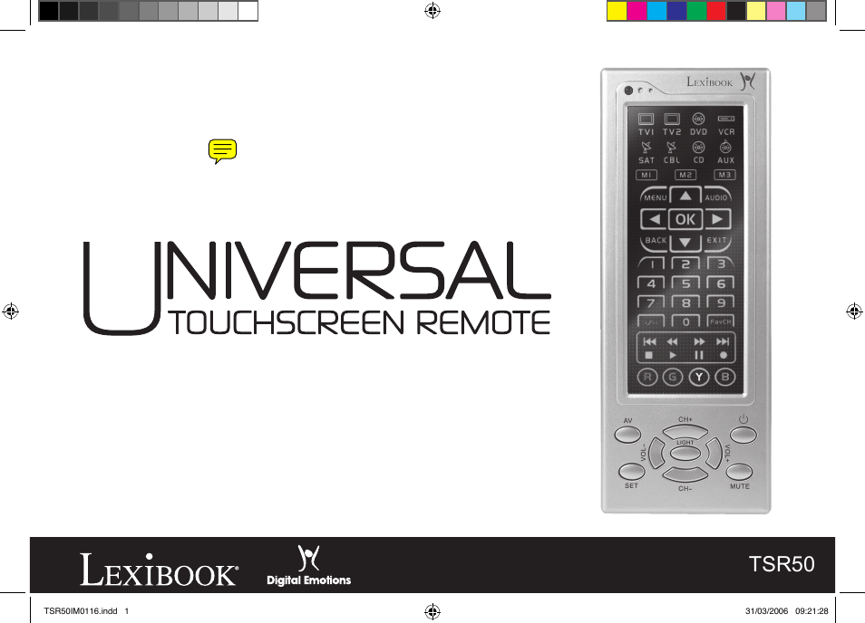 Lexibook TSR50 User Manual | 51 pages