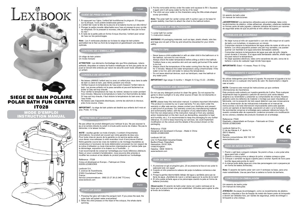 Lexibook IT028 User Manual | 2 pages