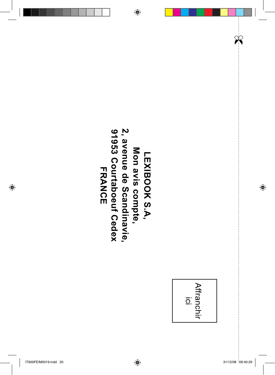 Lexibook IT600FE User Manual | Page 20 / 20