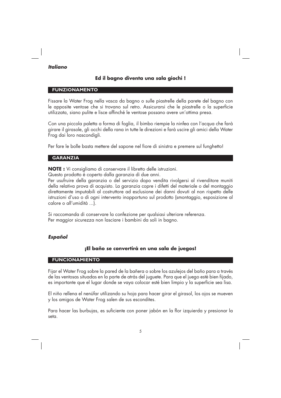Lexibook IT020 User Manual | Page 5 / 8