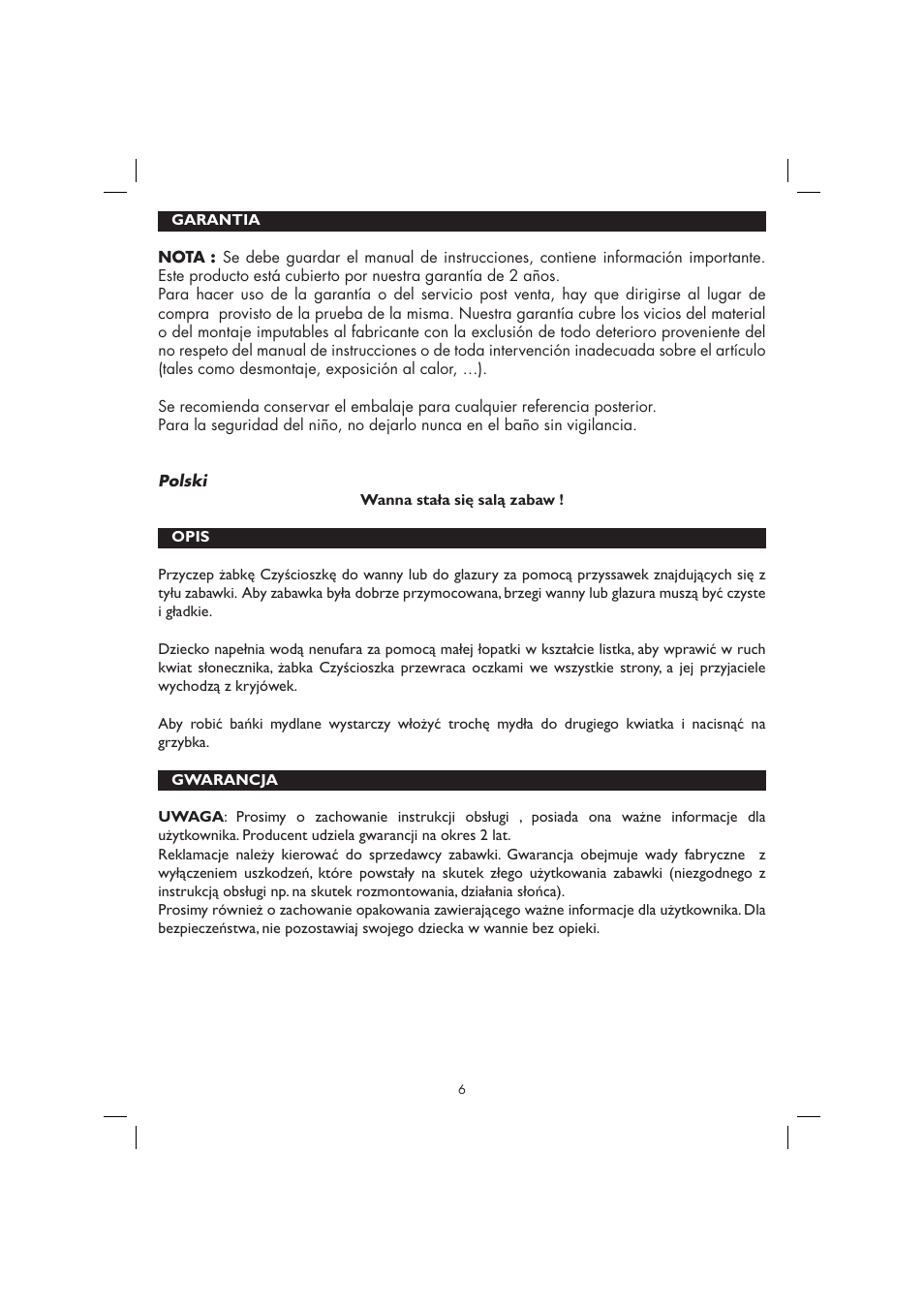 Lexibook IT020 User Manual | Page 6 / 8