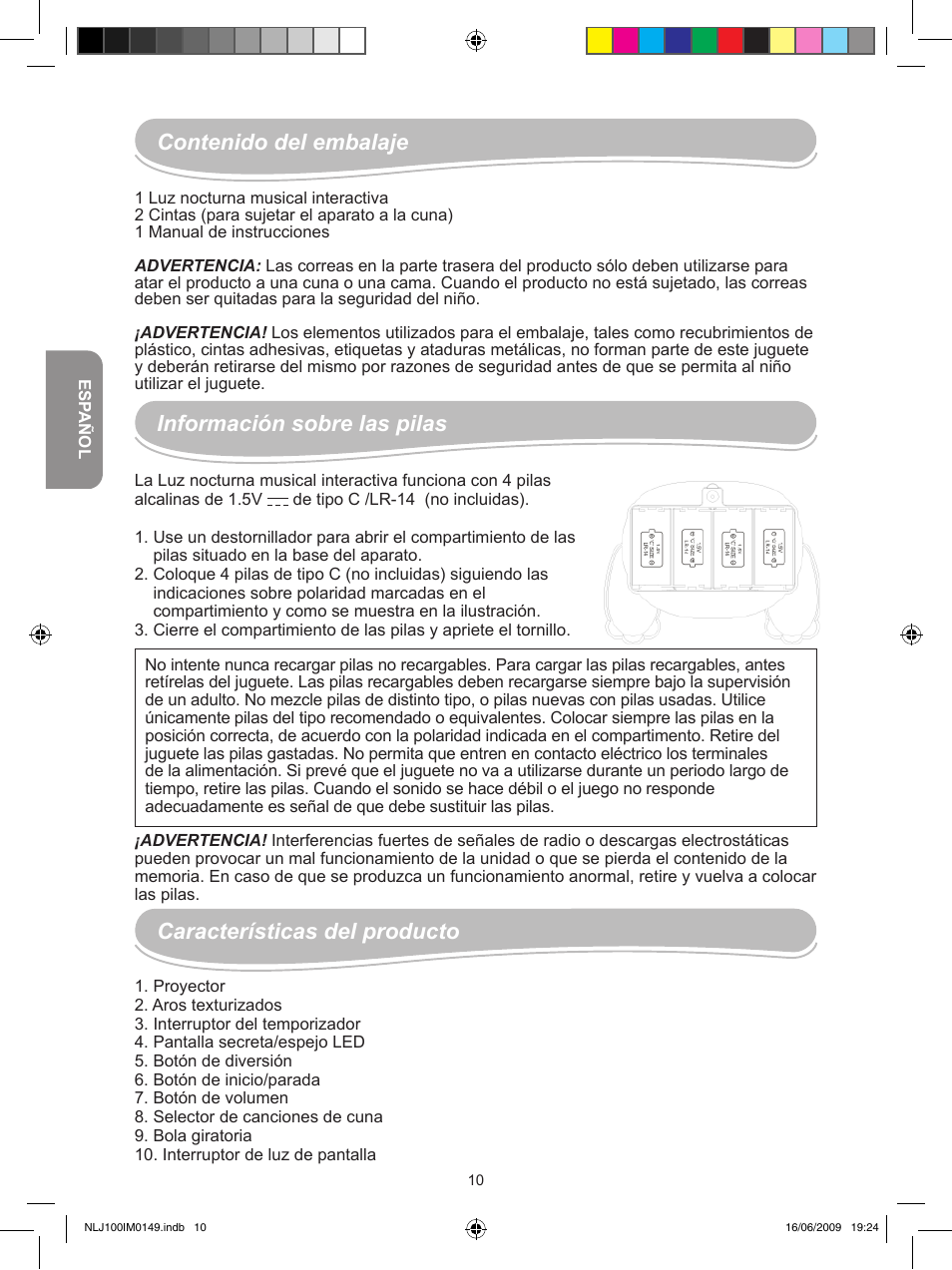 Lexibook NLJ100 User Manual | Page 10 / 30