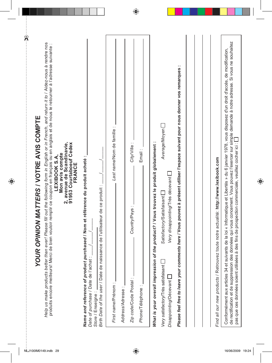 Lexibook NLJ100 User Manual | Page 29 / 30
