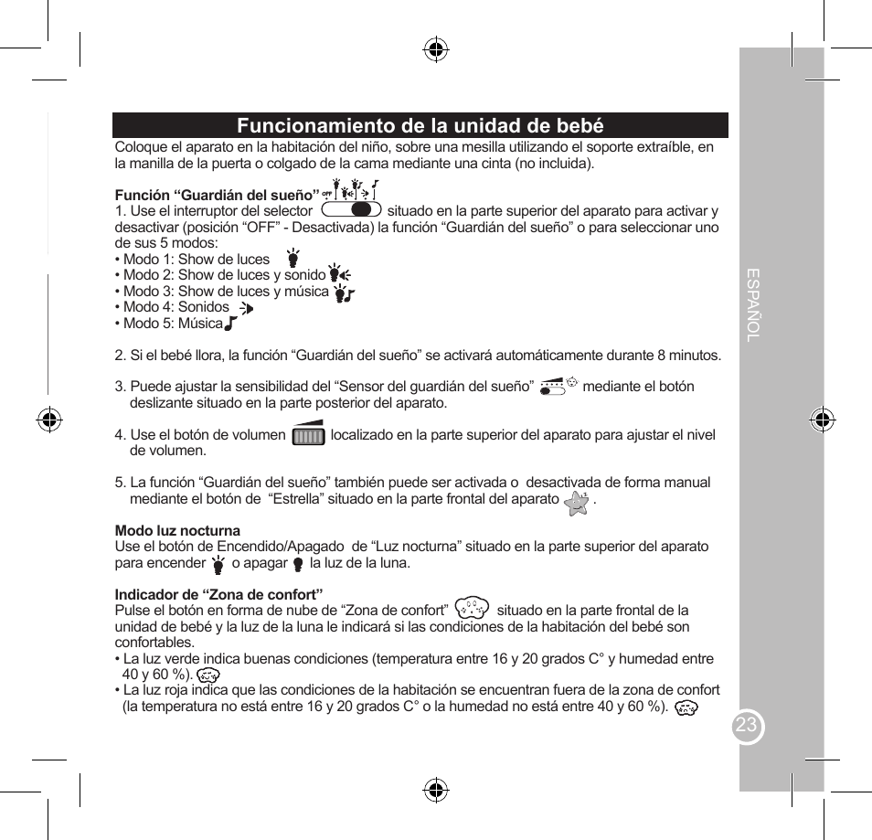 Lexibook SMBABY1 User Manual | Page 23 / 60