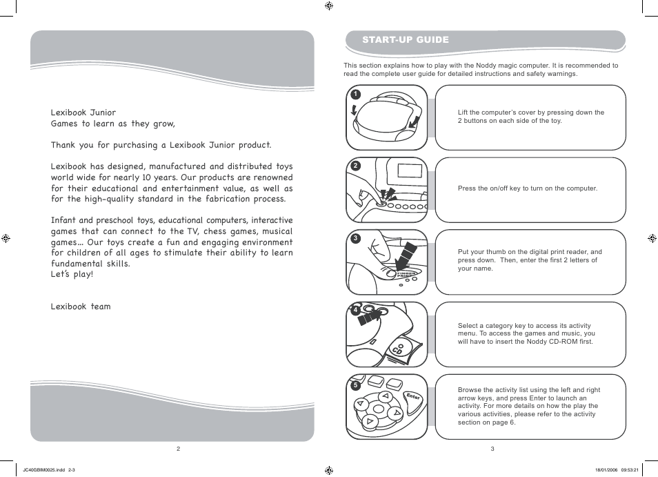 Lexibook JC40GB User Manual | Page 2 / 6