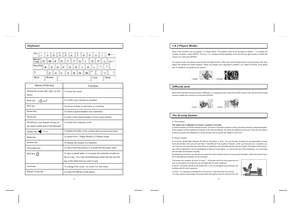 Lexibook JC700SPGB User Manual | Page 2 / 9