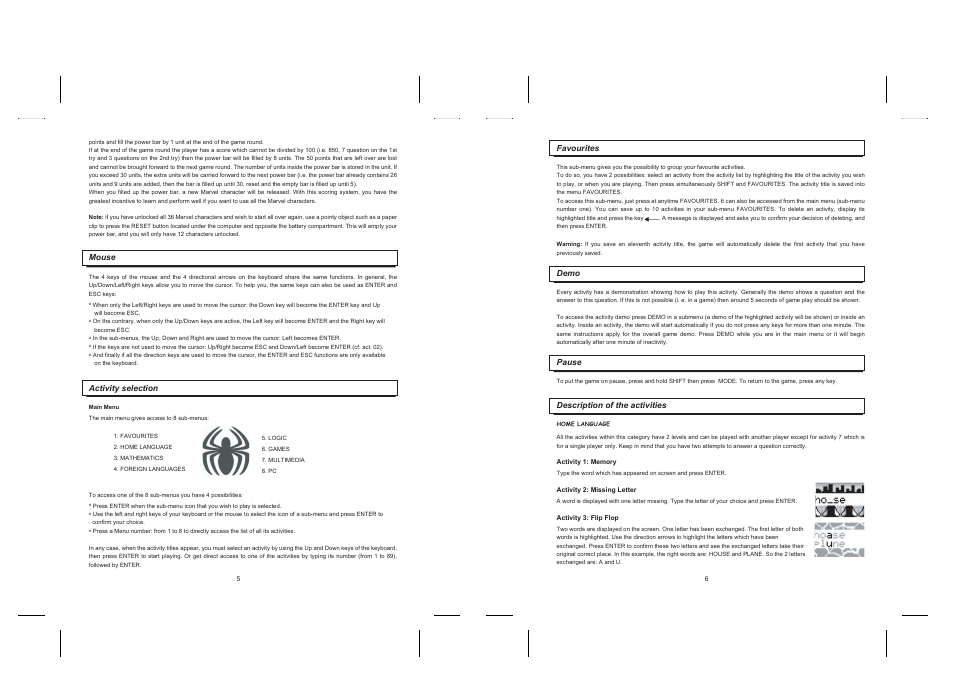 Lexibook JC700SPGB User Manual | Page 3 / 9