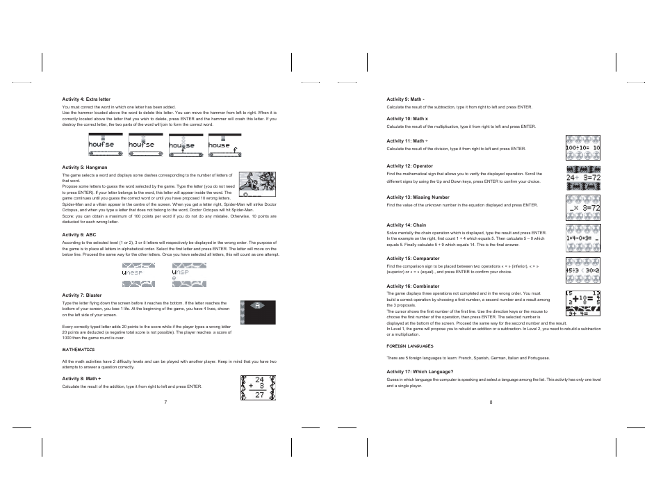 Lexibook JC700SPGB User Manual | Page 4 / 9