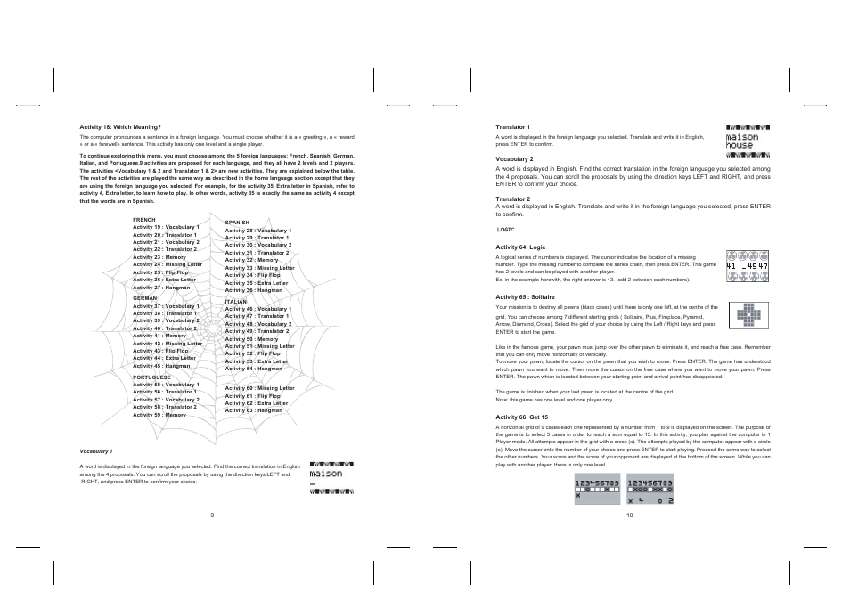 Lexibook JC700SPGB User Manual | Page 5 / 9