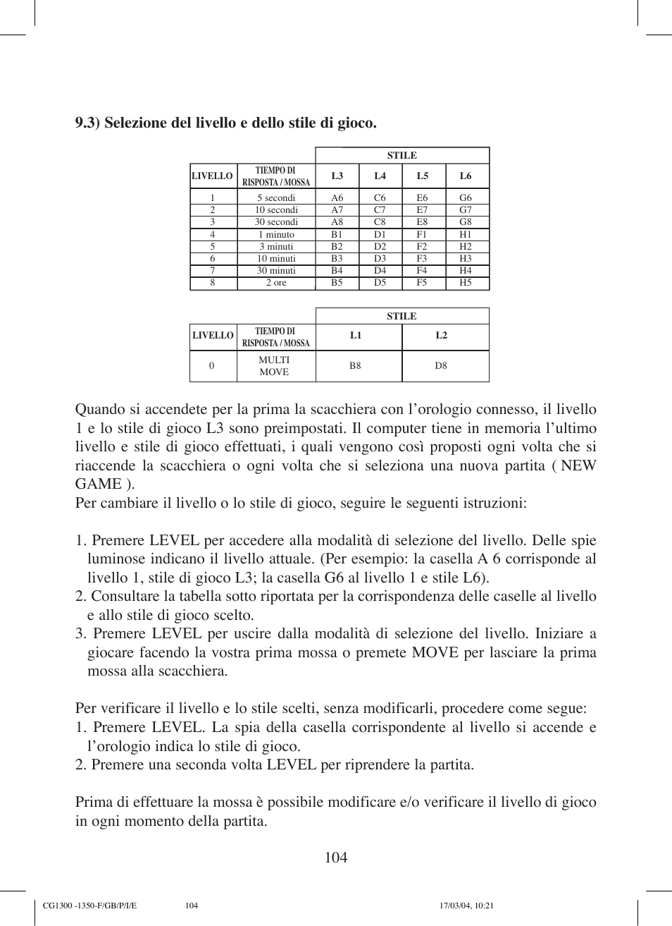 Lexibook CG1300 User Manual | Page 104 / 132