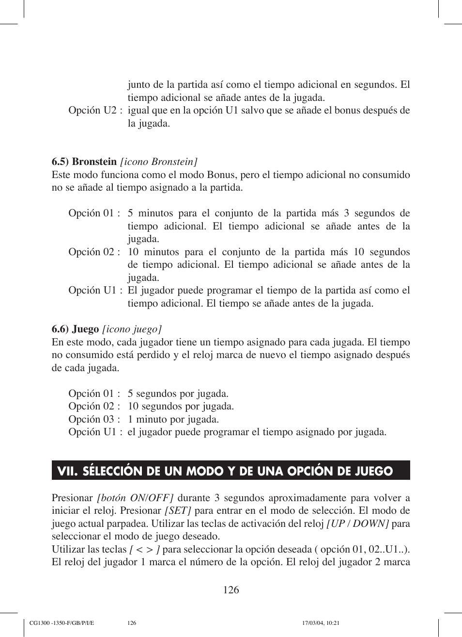 Lexibook CG1300 User Manual | Page 126 / 132