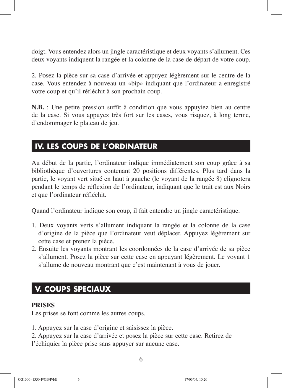 Lexibook CG1300 User Manual | Page 6 / 132