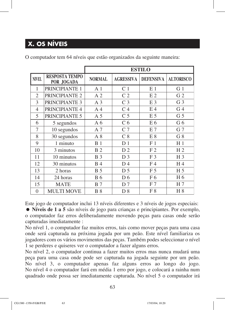 Lexibook CG1300 User Manual | Page 63 / 132