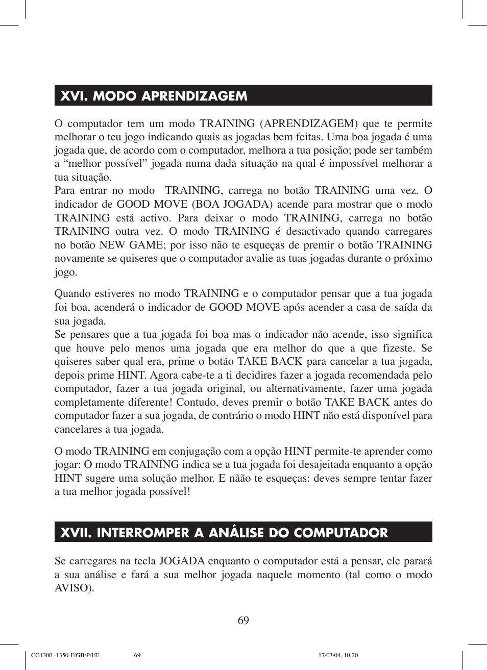 Lexibook CG1300 User Manual | Page 69 / 132