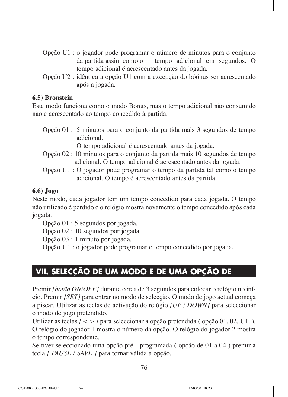 Lexibook CG1300 User Manual | Page 76 / 132