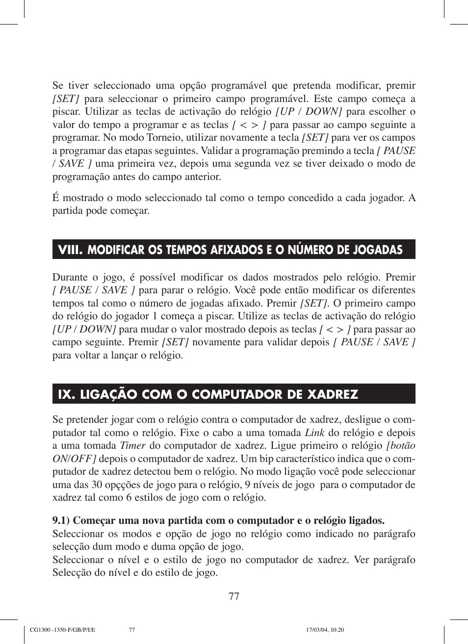 Lexibook CG1300 User Manual | Page 77 / 132
