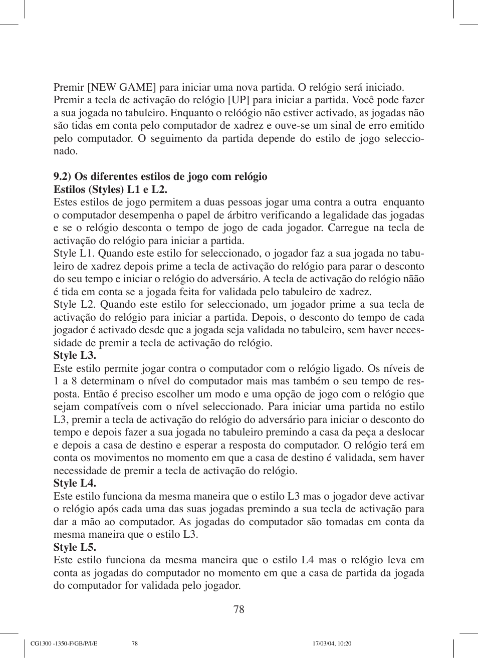 Lexibook CG1300 User Manual | Page 78 / 132