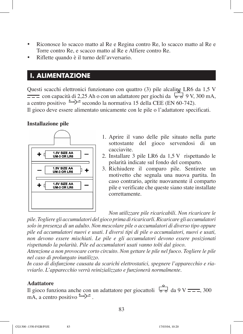 Lexibook CG1300 User Manual | Page 83 / 132