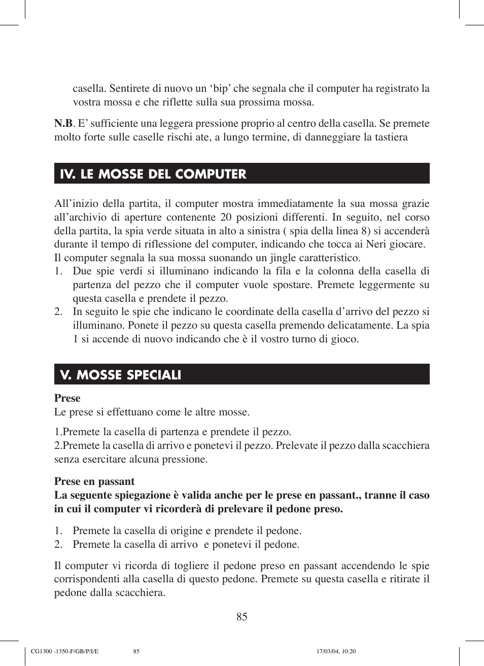 Lexibook CG1300 User Manual | Page 85 / 132