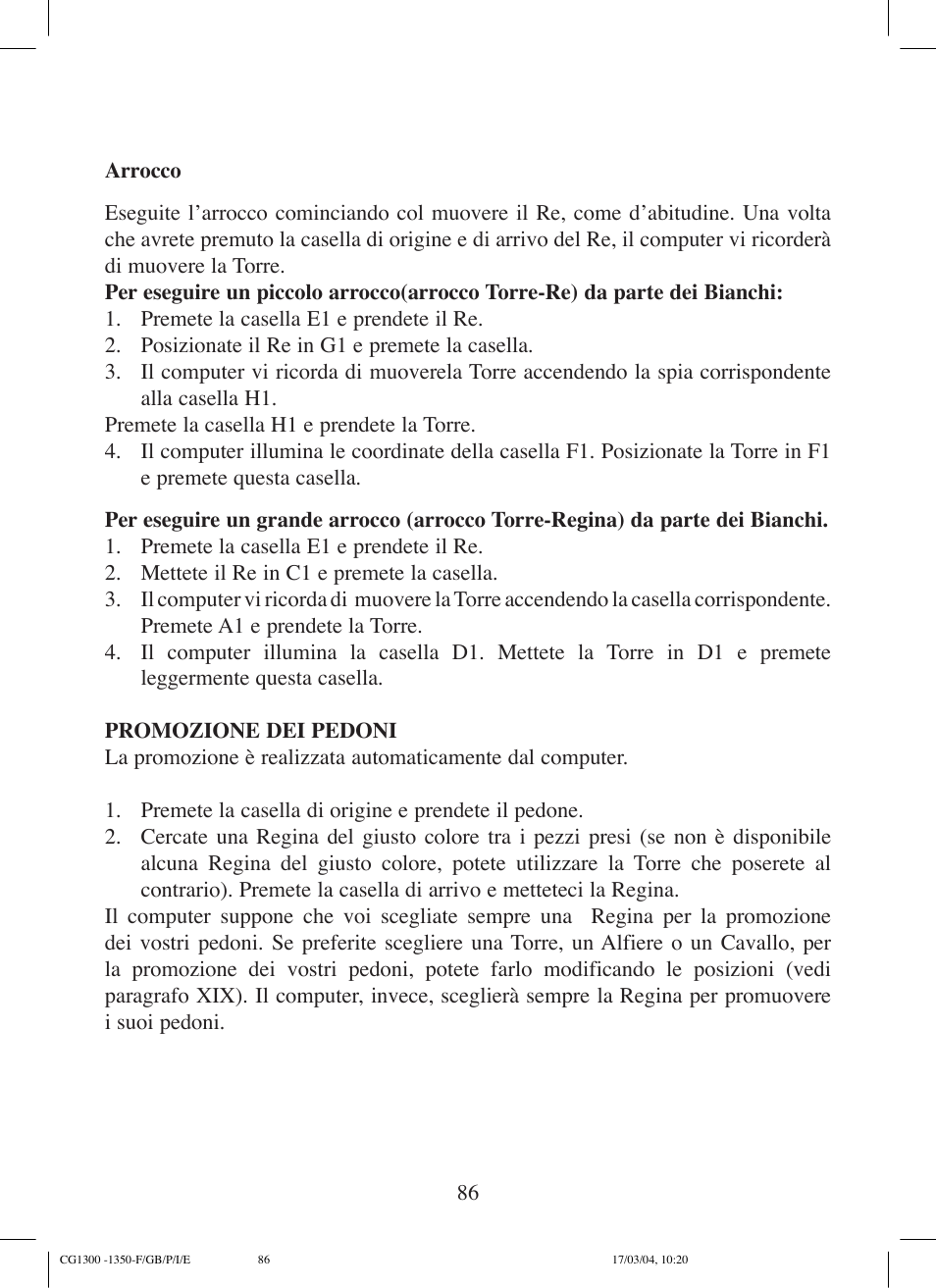 Lexibook CG1300 User Manual | Page 86 / 132