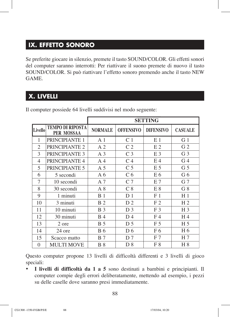 Lexibook CG1300 User Manual | Page 88 / 132