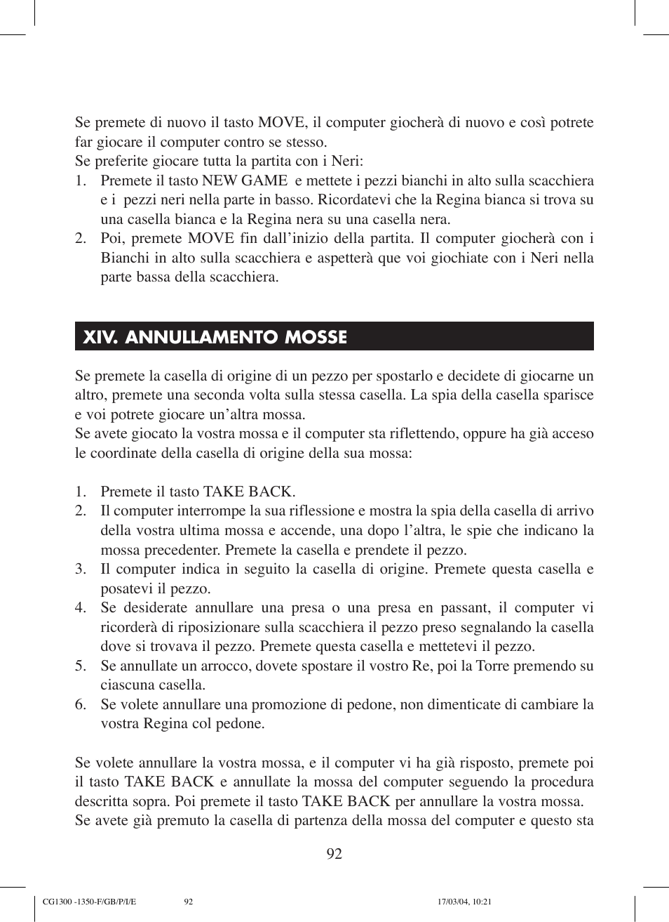 Lexibook CG1300 User Manual | Page 92 / 132