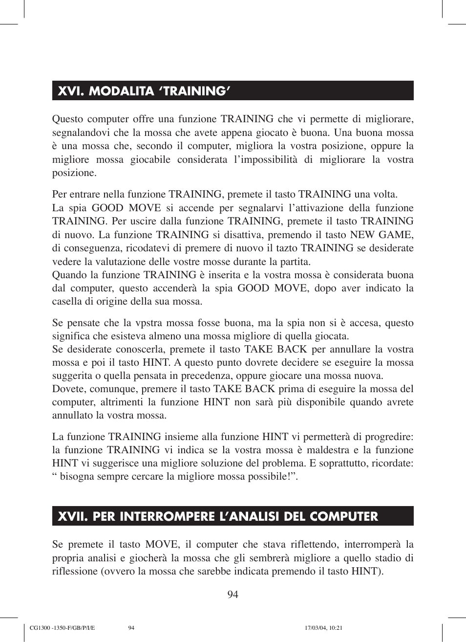 Lexibook CG1300 User Manual | Page 94 / 132
