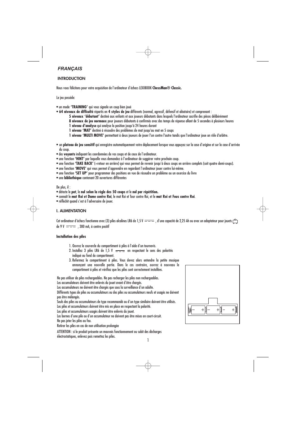 Lexibook CG1410 User Manual | Page 2 / 77