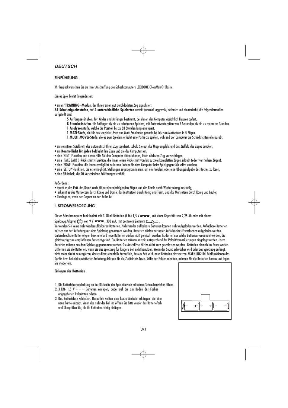 Lexibook CG1410 User Manual | Page 21 / 77