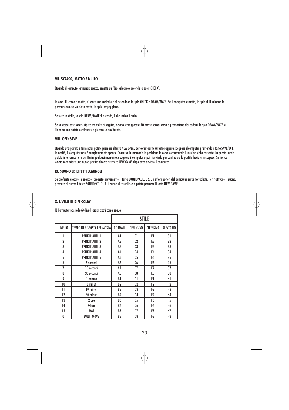 Stile | Lexibook CG1410 User Manual | Page 34 / 77