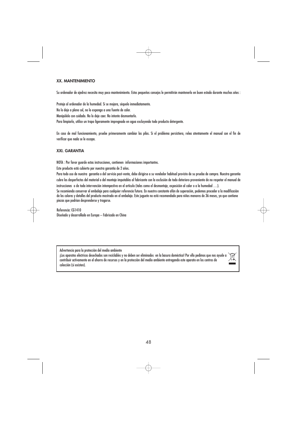 Lexibook CG1410 User Manual | Page 49 / 77