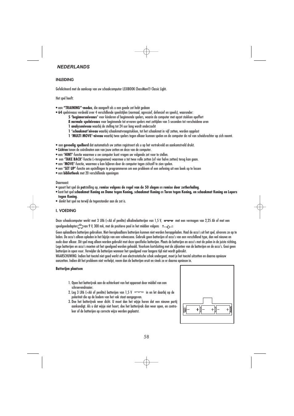 Lexibook CG1410 User Manual | Page 59 / 77