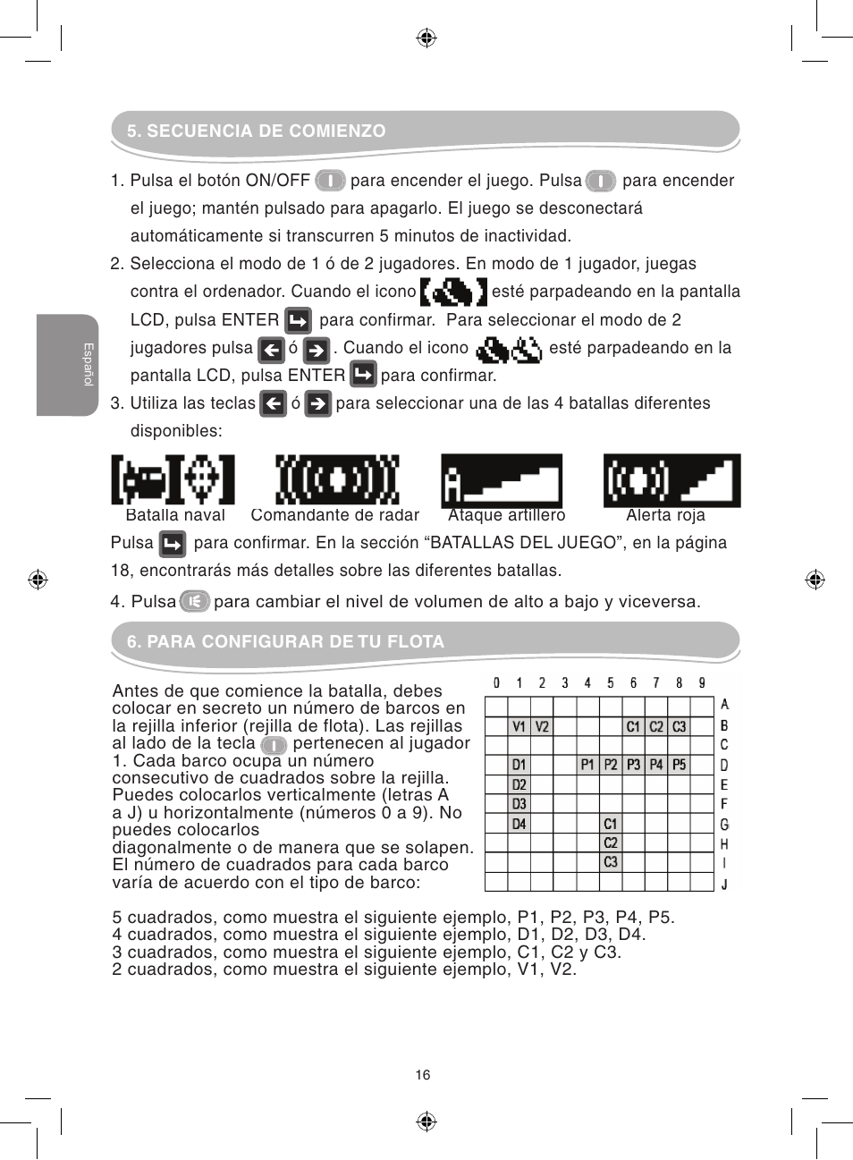 Lexibook GT2000 User Manual | Page 16 / 50