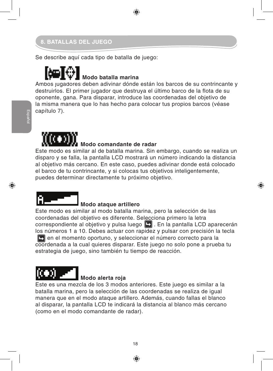 Lexibook GT2000 User Manual | Page 18 / 50
