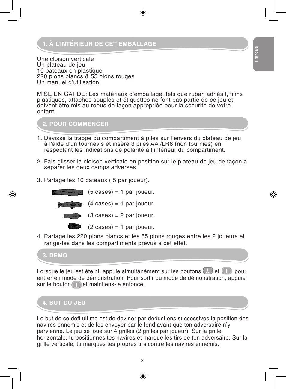 Lexibook GT2000 User Manual | Page 3 / 50
