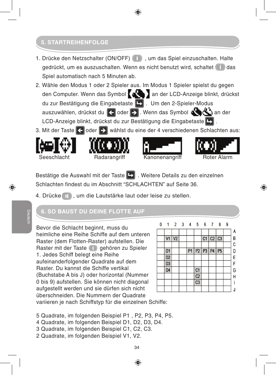 Lexibook GT2000 User Manual | Page 34 / 50
