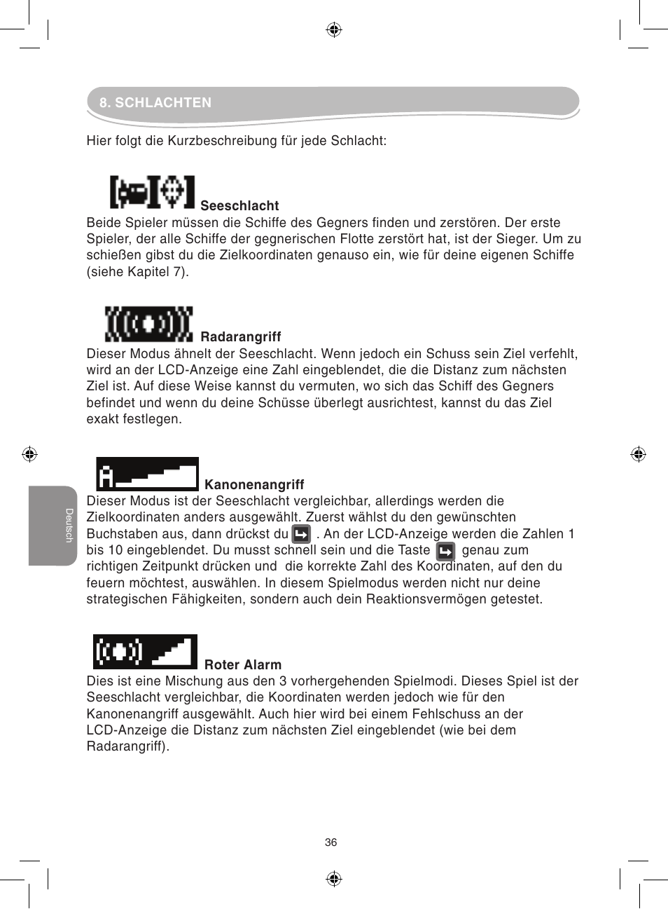 Lexibook GT2000 User Manual | Page 36 / 50